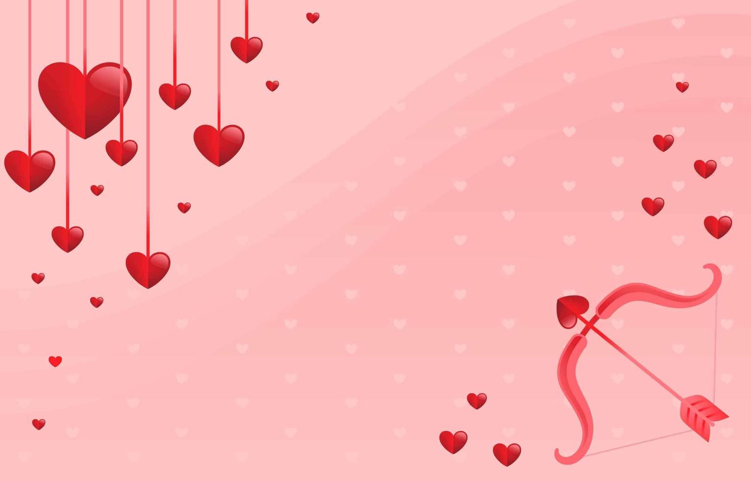 Valentine Heart Background vector
