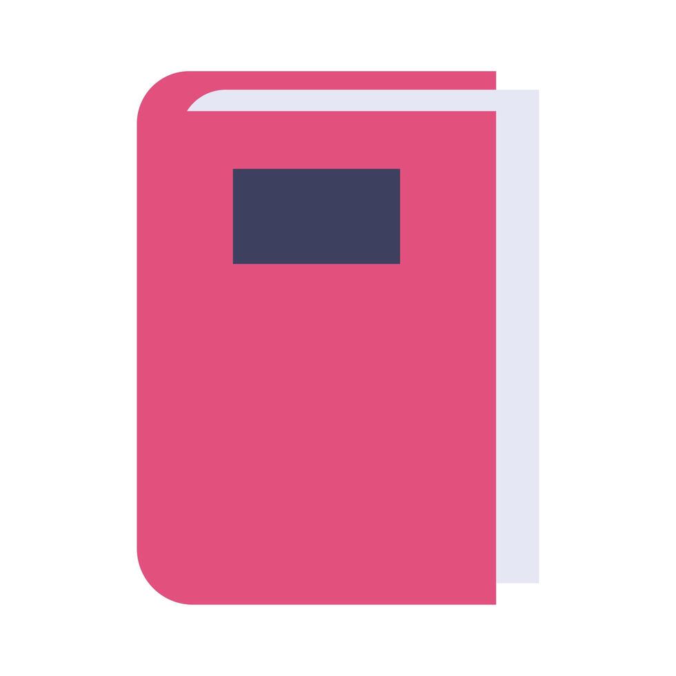 text book flat style icon vector