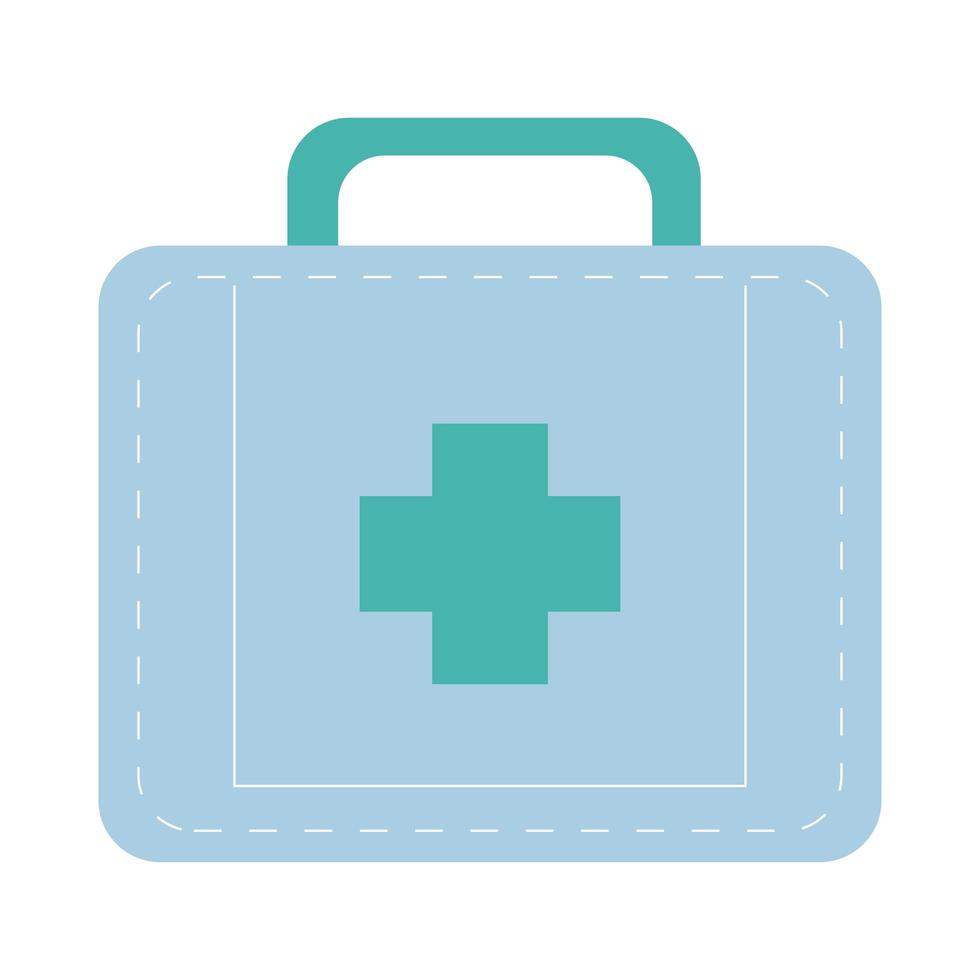 medical kit flat style icon vector