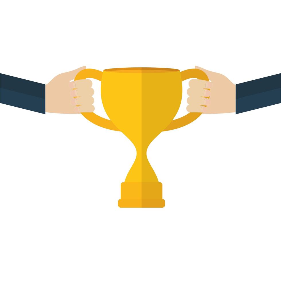 Isolated competition trophy design vector