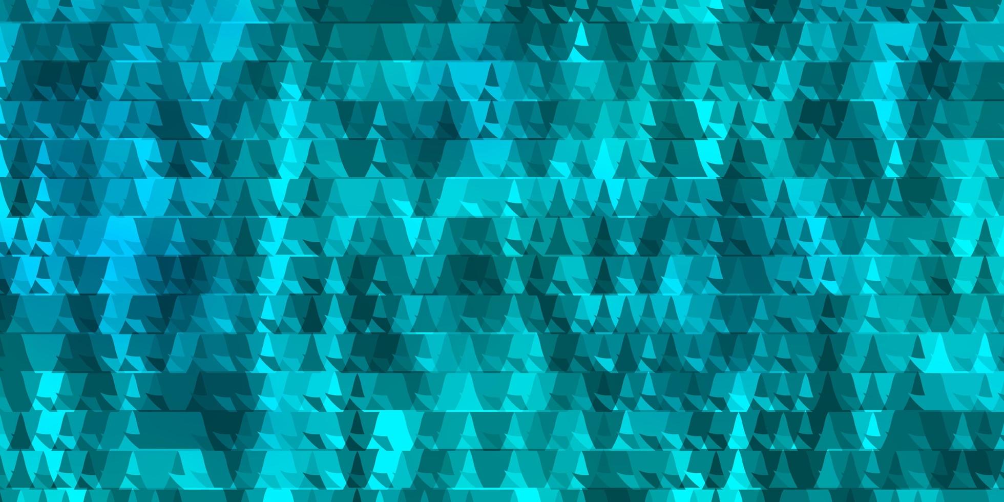Light BLUE vector background with lines, triangles.