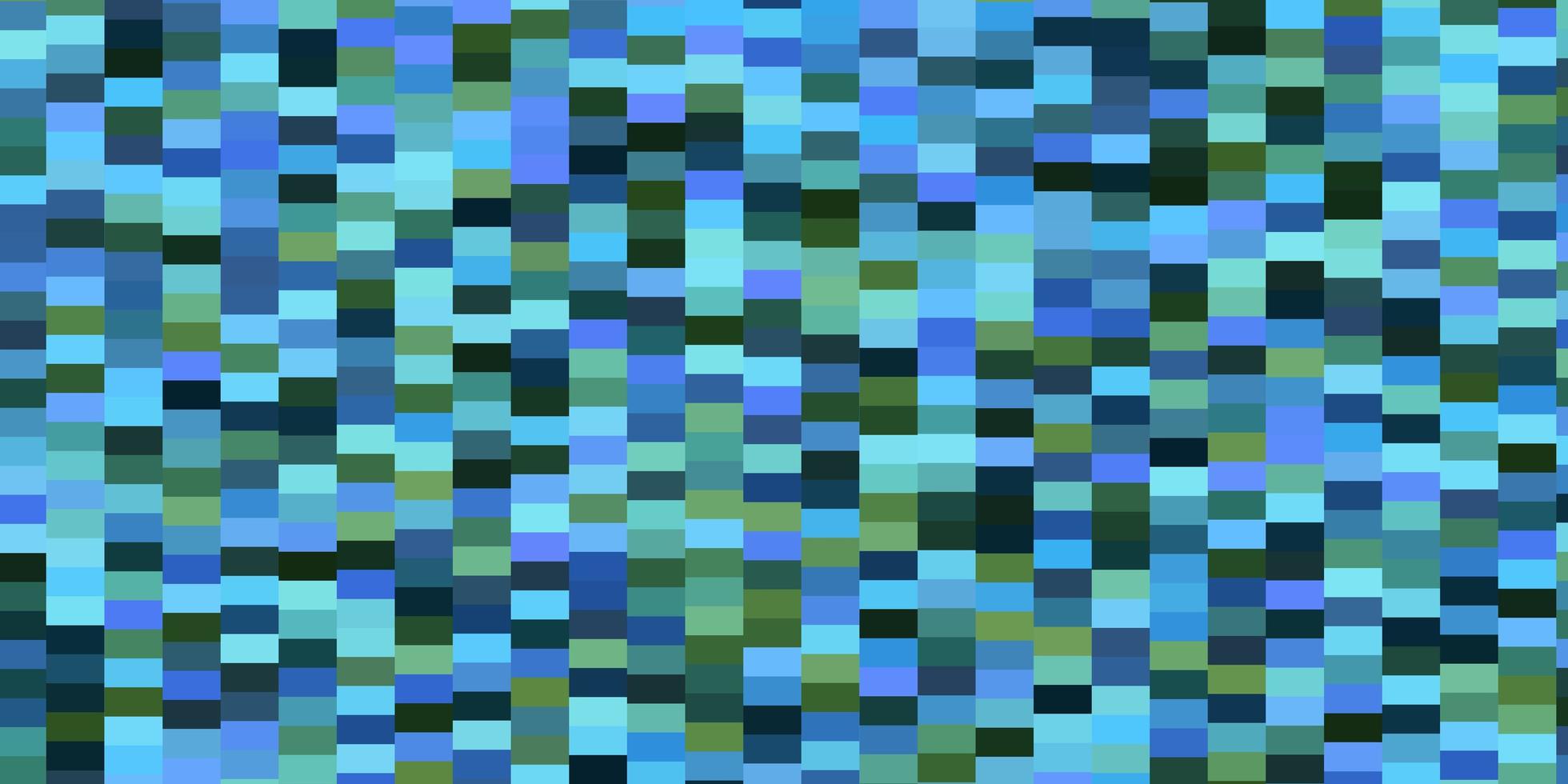 textura de vector azul claro, verde en estilo rectangular