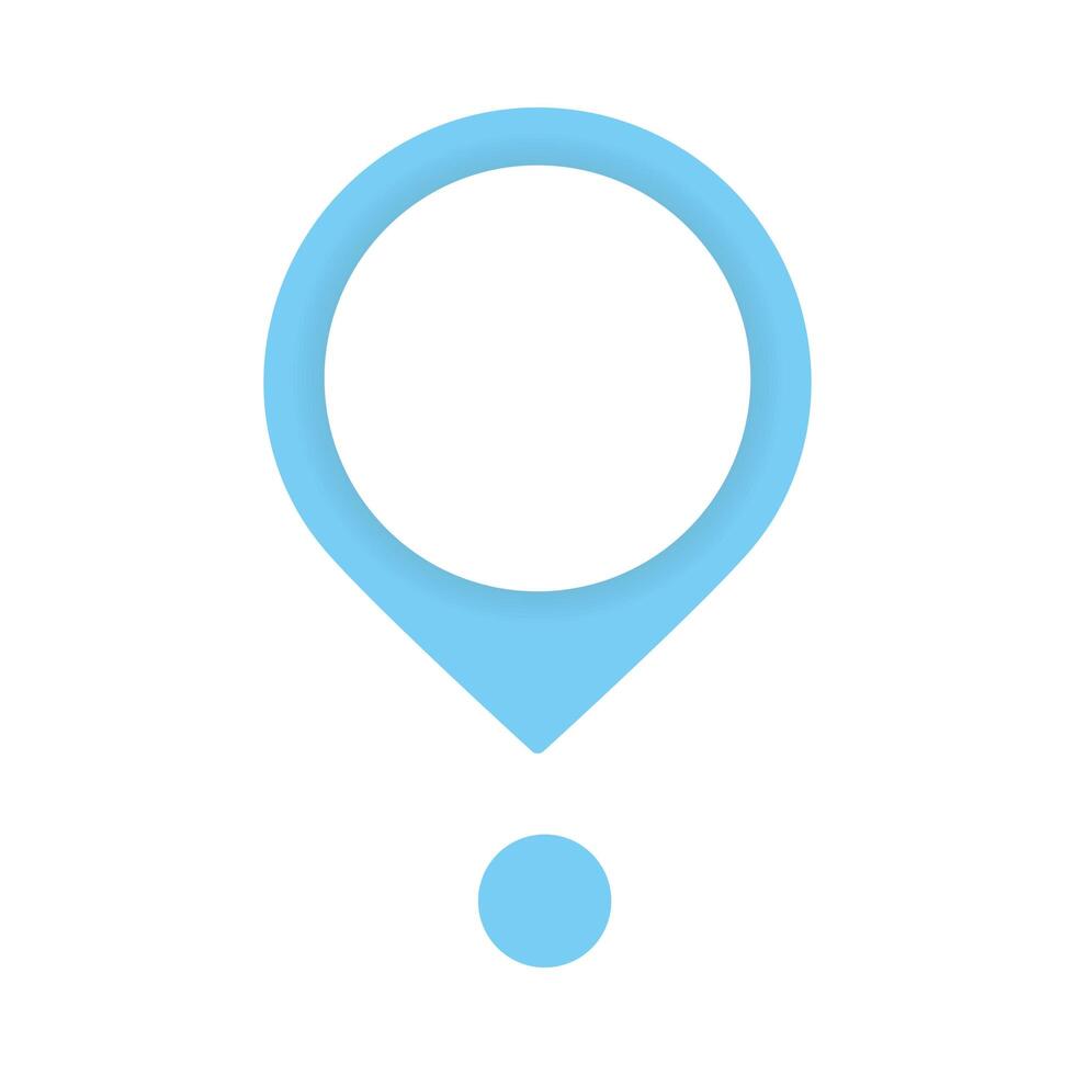 pin pointer location mark icon vector