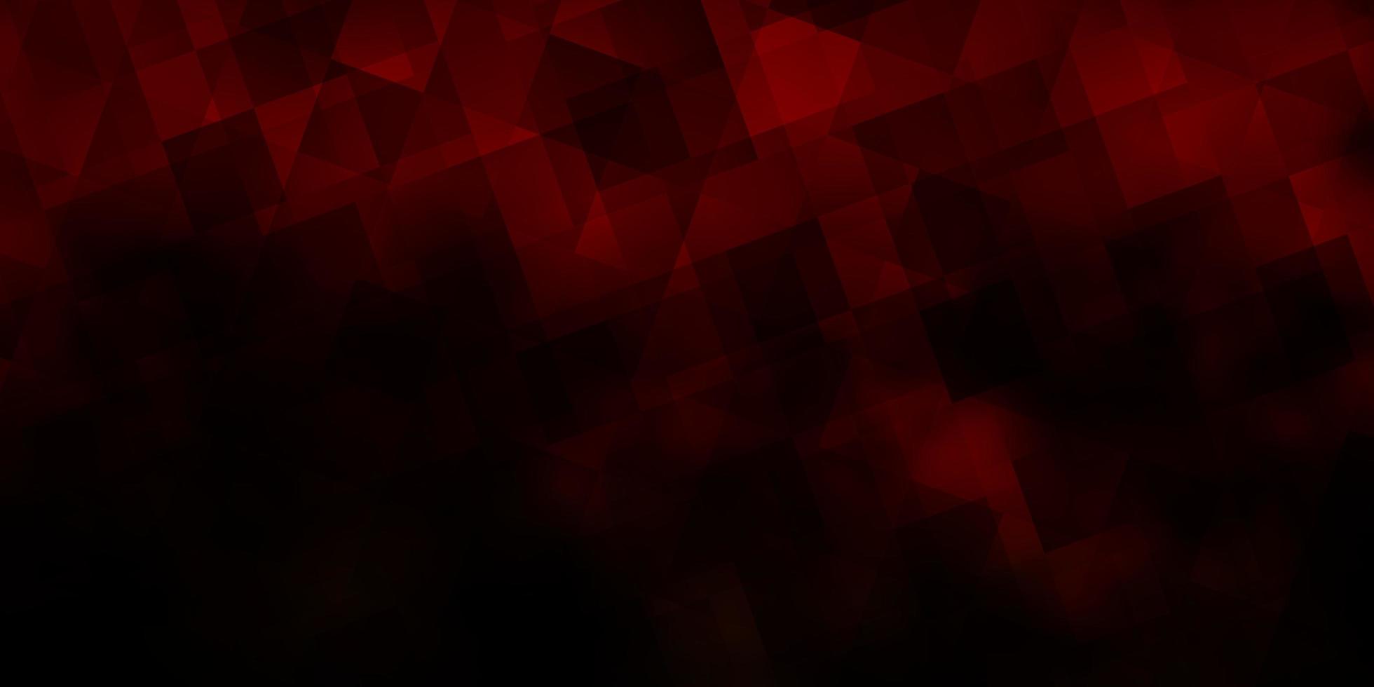 Dark Orange vector texture with triangular style.