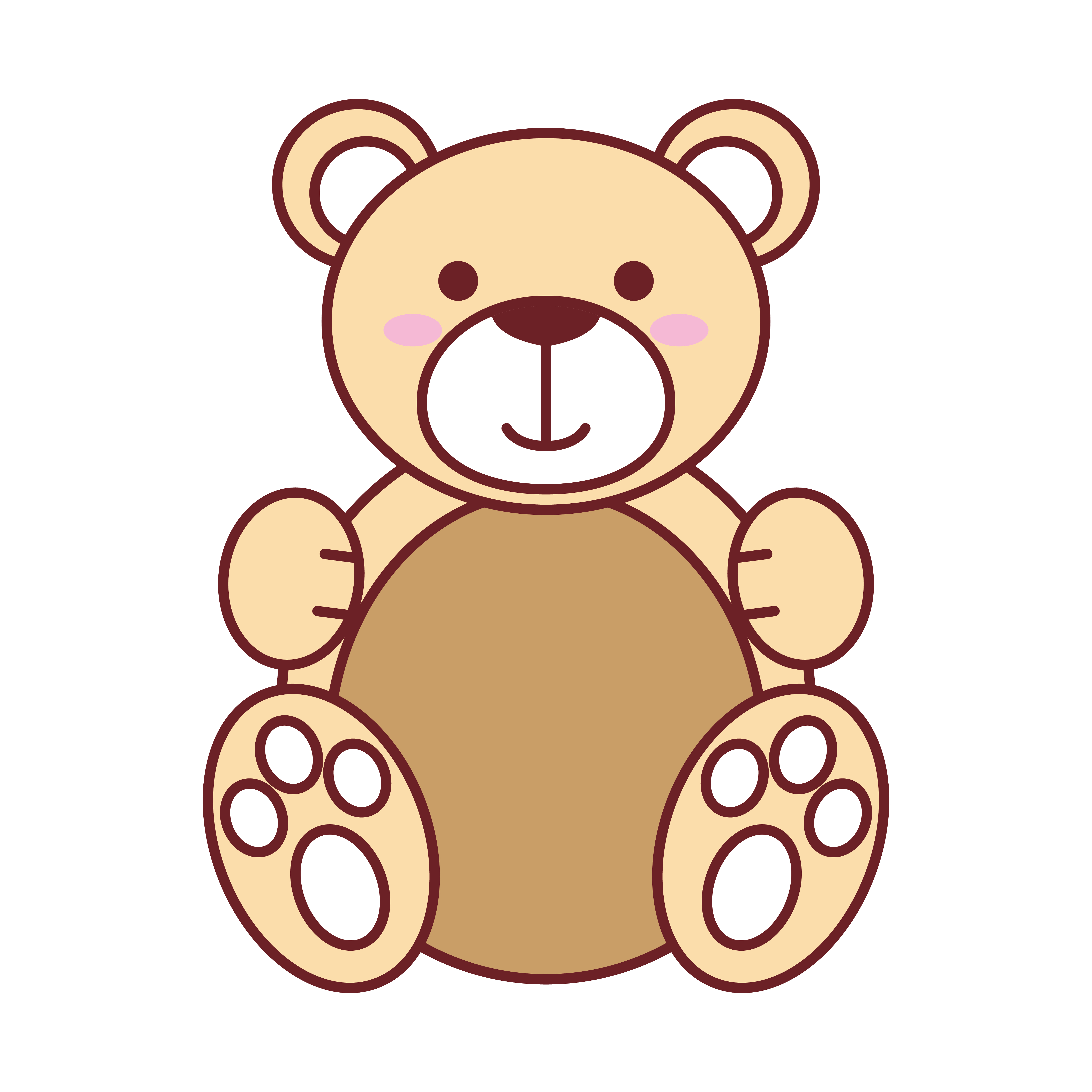 Isolated teddy bear vector design 1878698 Vector Art at Vecteezy