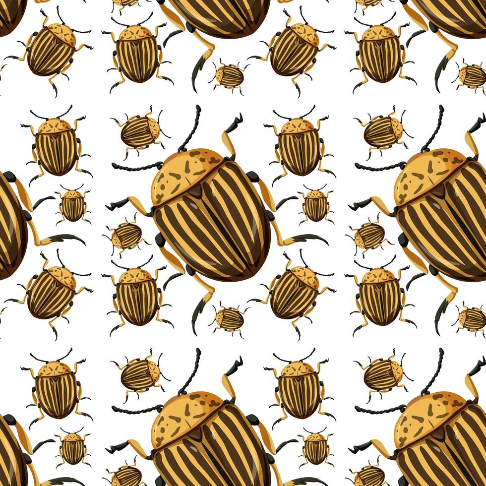 Beetle insect seamless background 1879119 Vector Art at Vecteezy