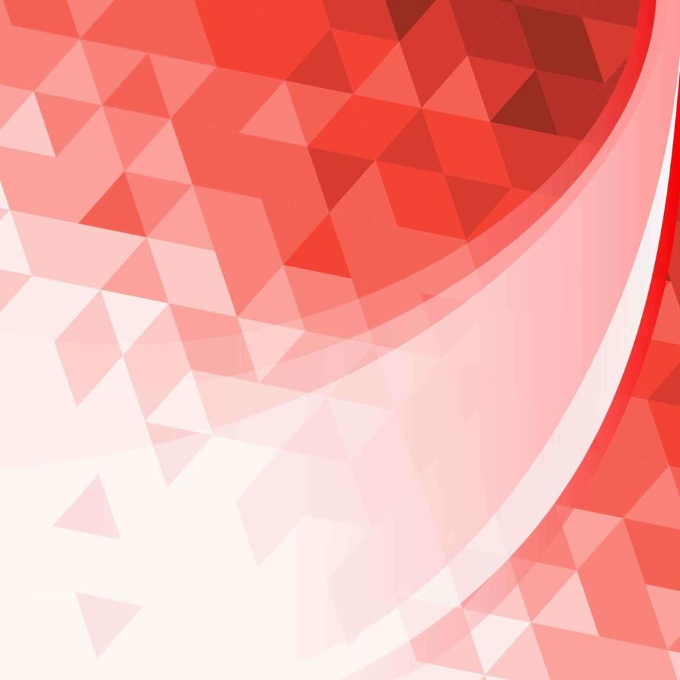 fondo rojo con borde triangular vector