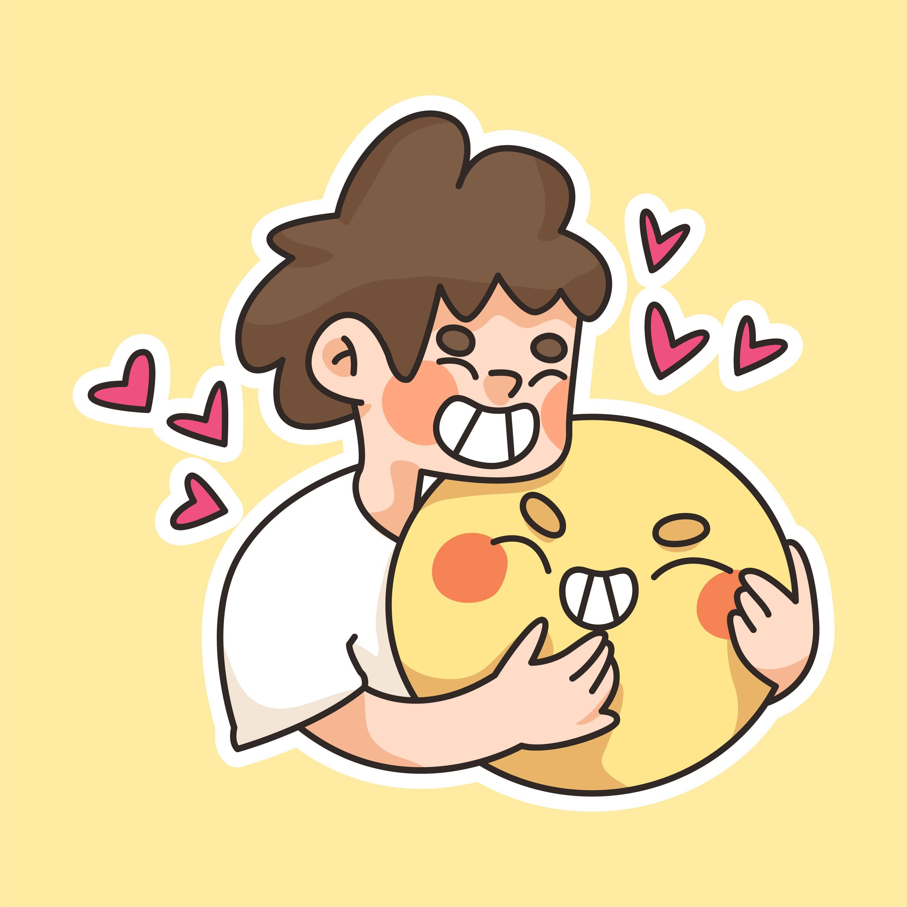 Hug dick emoji