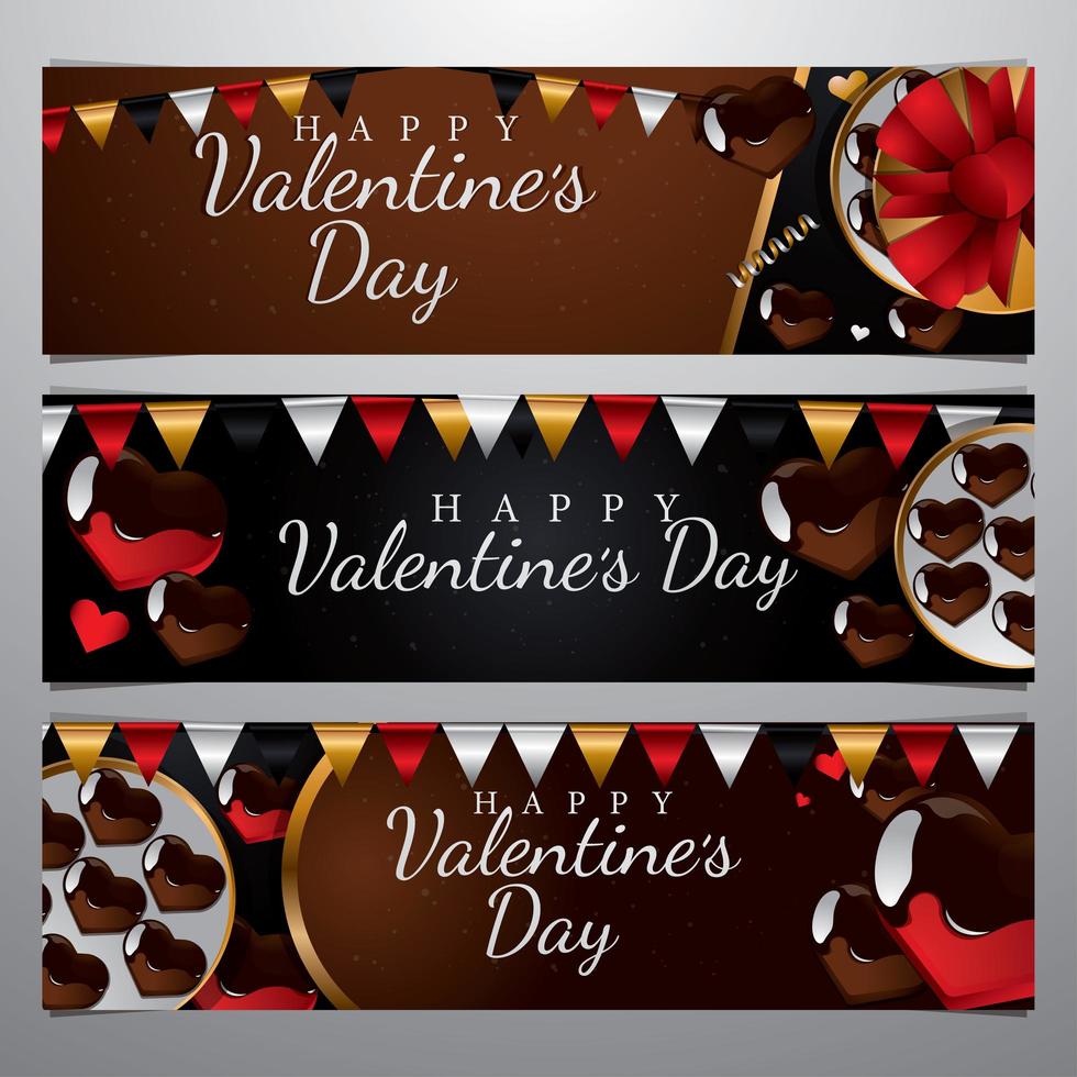 Brown Chocolate Banner Concept vector