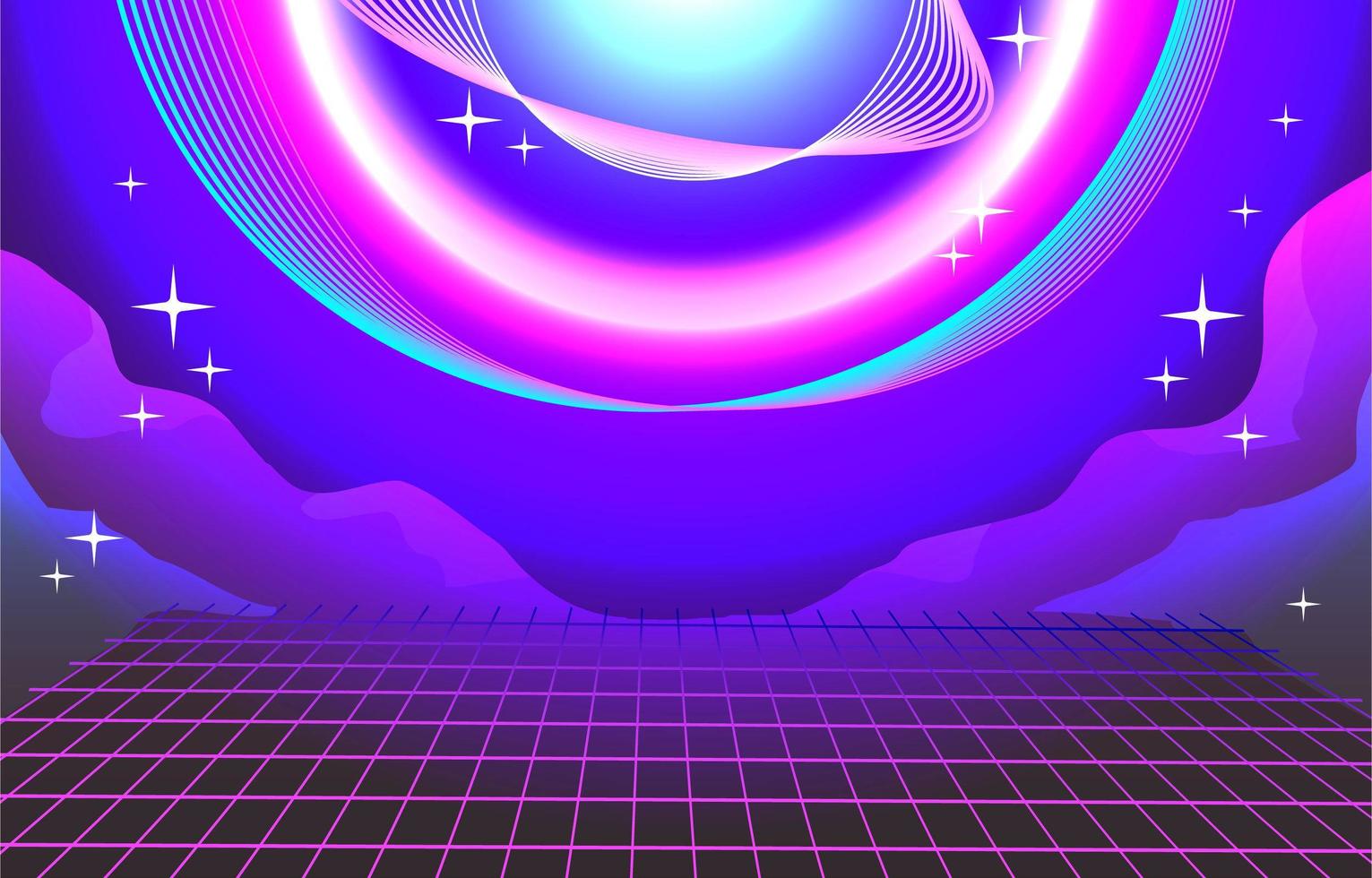 Neon Wire Background vector