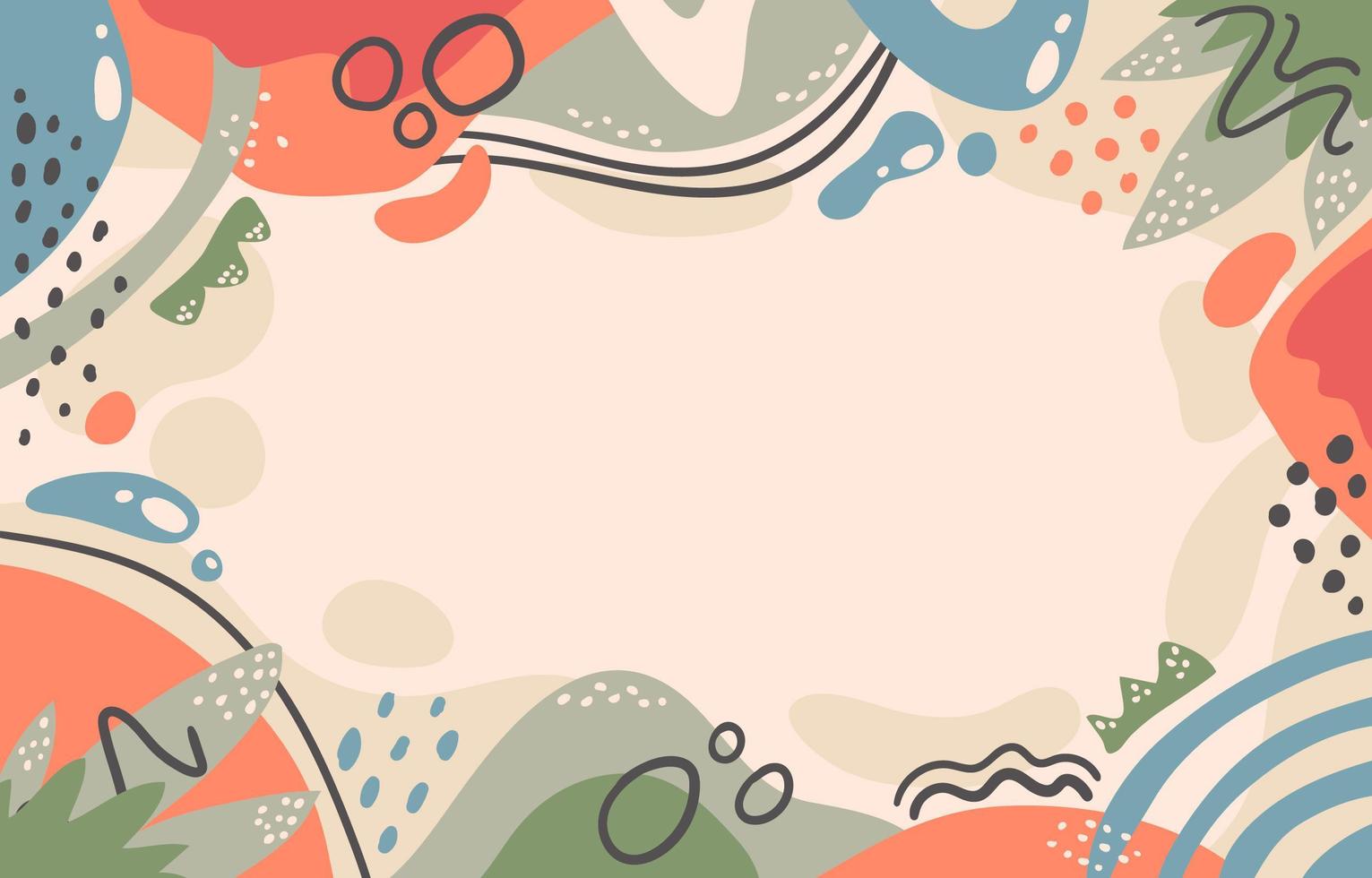 Abstract Hand Painted Background vector