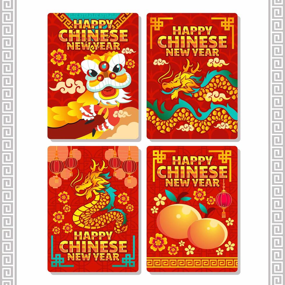 Festive Chinese New Year Deluxe vector