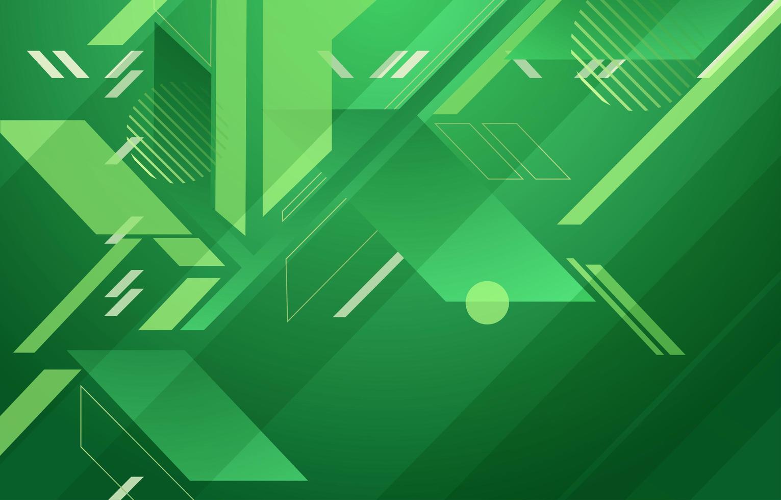 Futuristic Green Abstract Techno Concept Background vector