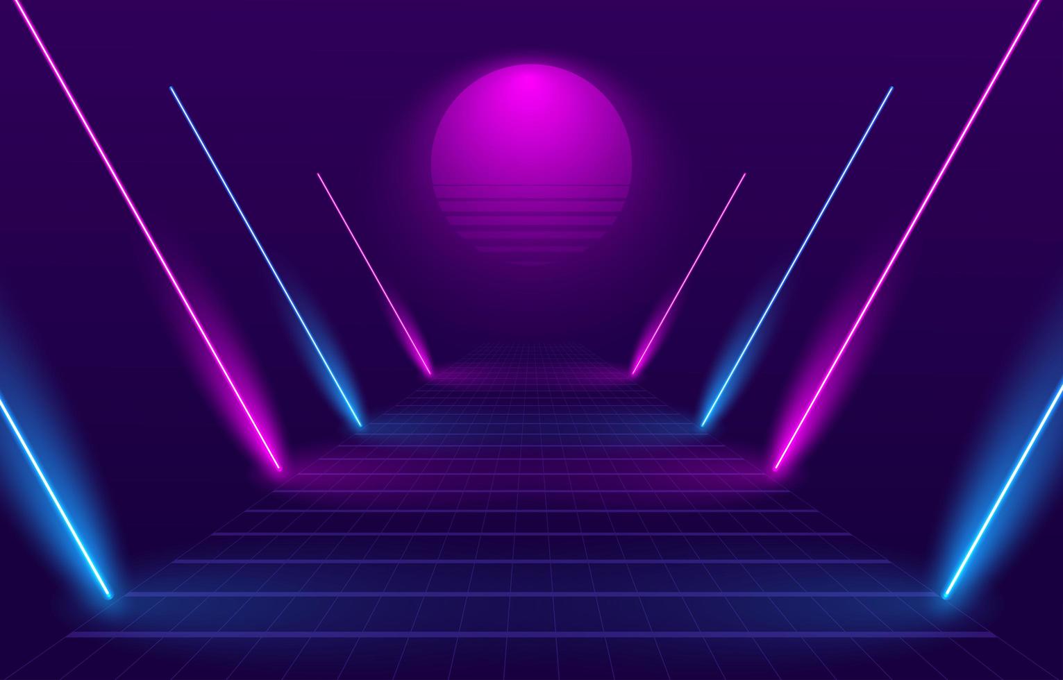 80's neon style 2025