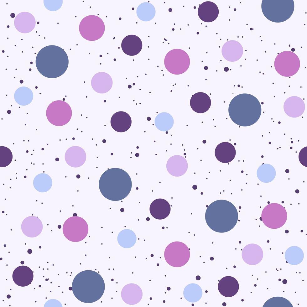 Repetitive background with different shape of circles. vector