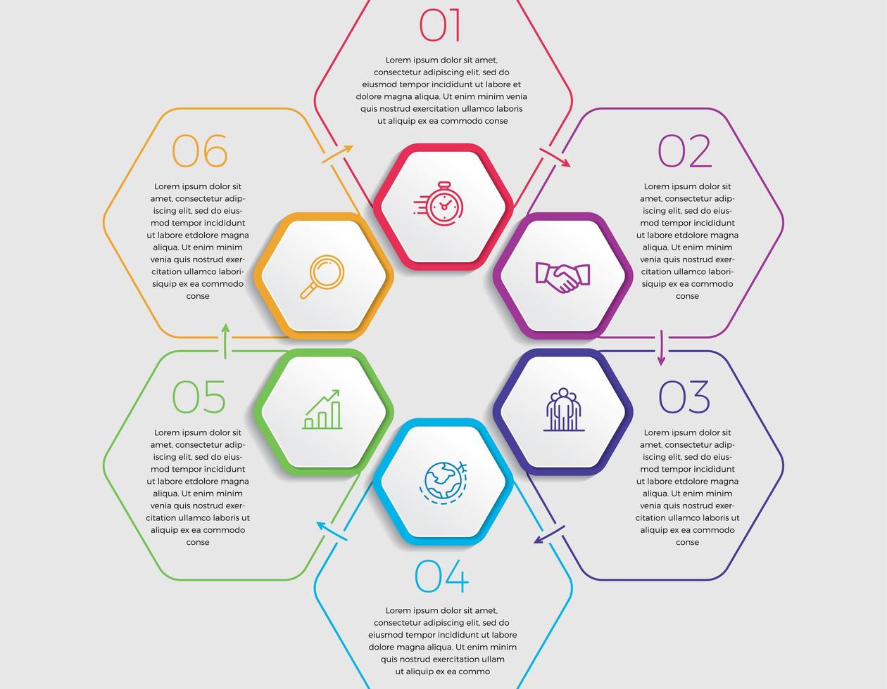 Business concept infographic design vector illustration