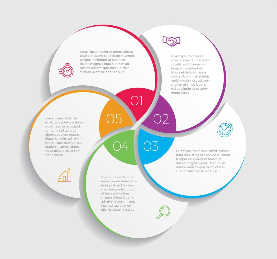 Business concept infographic design vector illustration