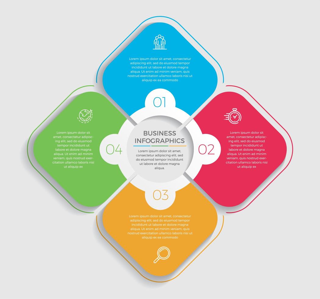 Business concept infographic design vector illustration