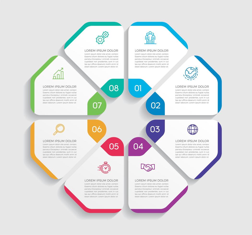 Business concept infographic design vector illustration