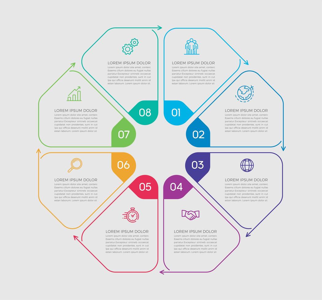 Business concept infographic design vector illustration