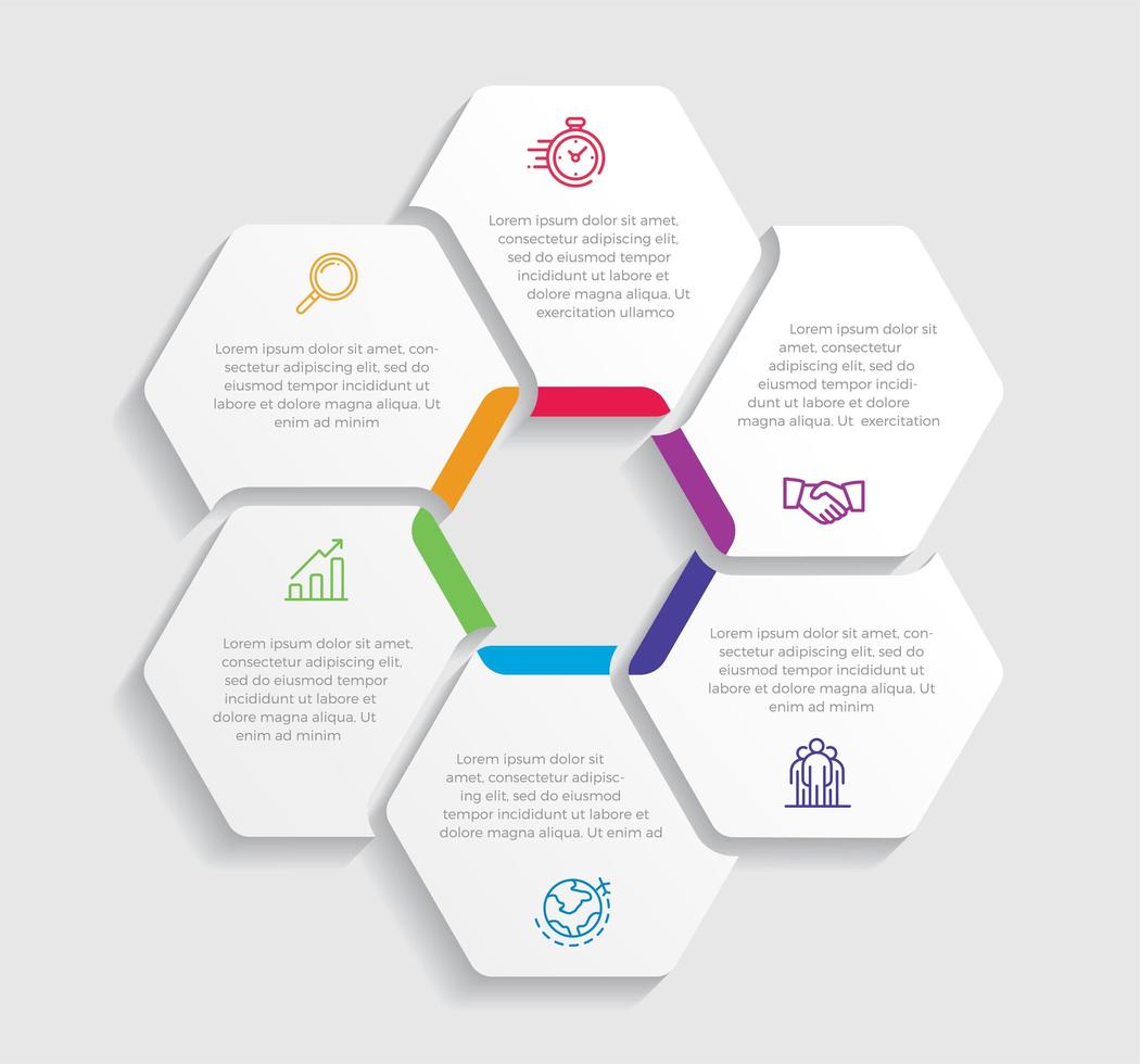 Business concept infographic design vector illustration
