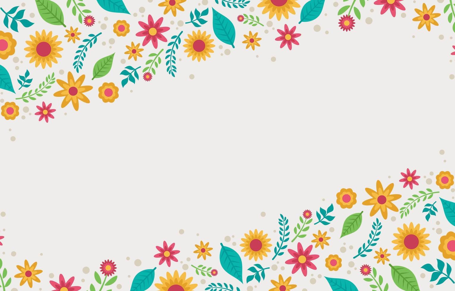 Floral Flowers Background vector