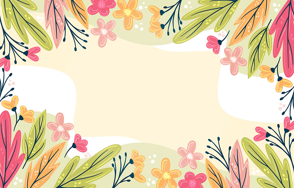 Hand Drawn Floral Background 1882523 Vector Art at Vecteezy