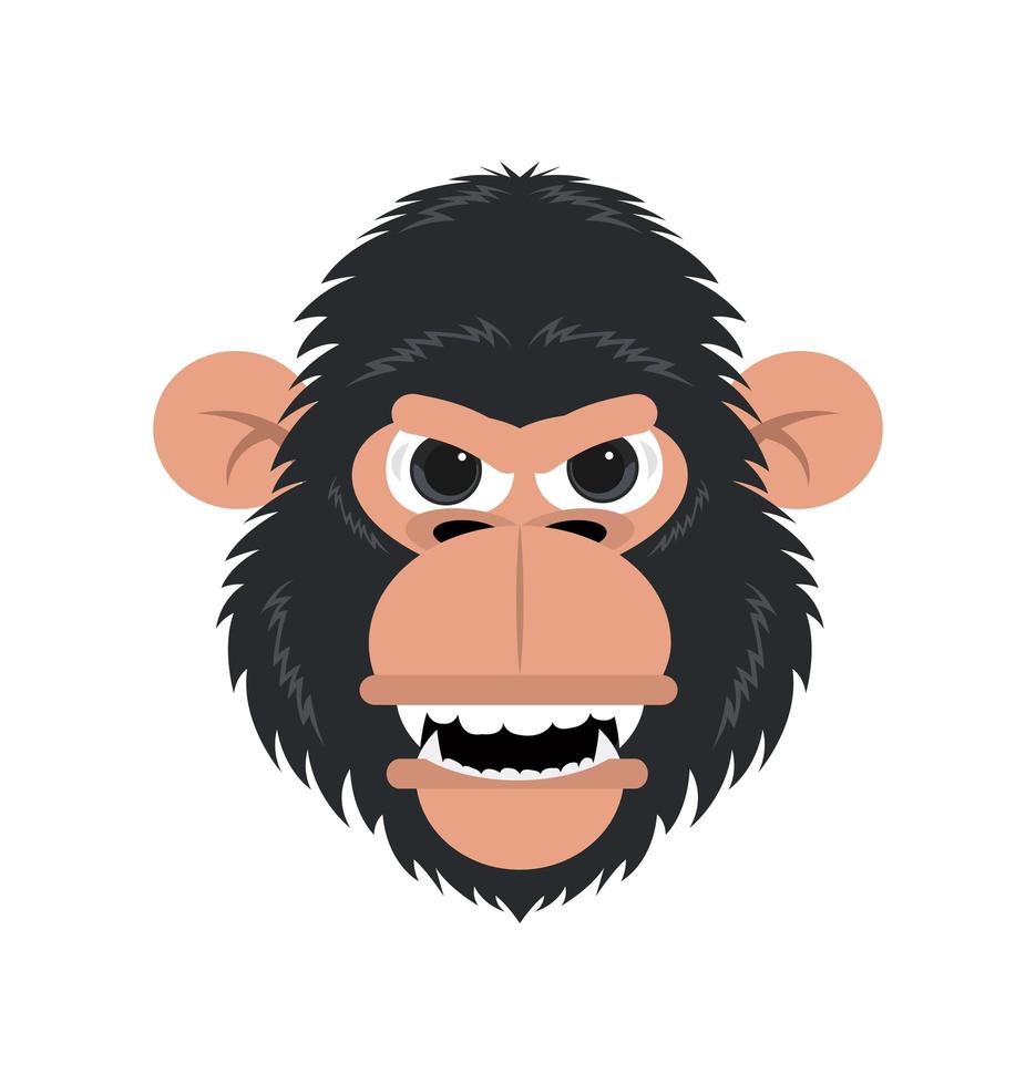 funny chimpanzee monkey head vector 1882920 Vector Art at Vecteezy funny chimpanzee monkey head vector 1882920 Vector Art at Vecteezy
