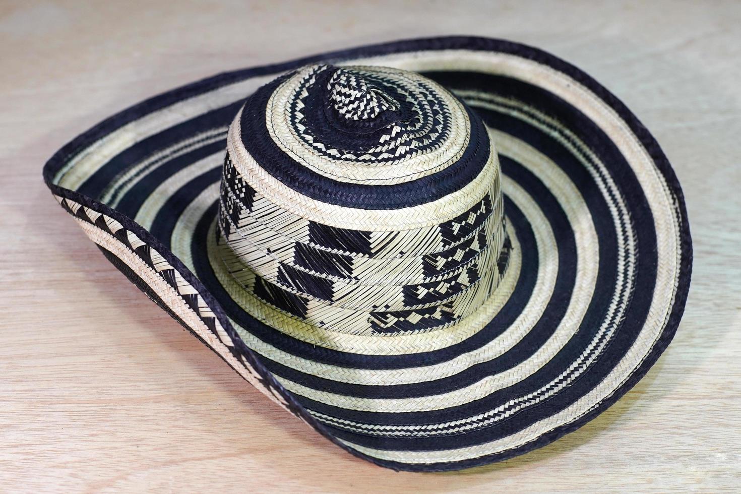 Colombian traditional vueltiao hat photo