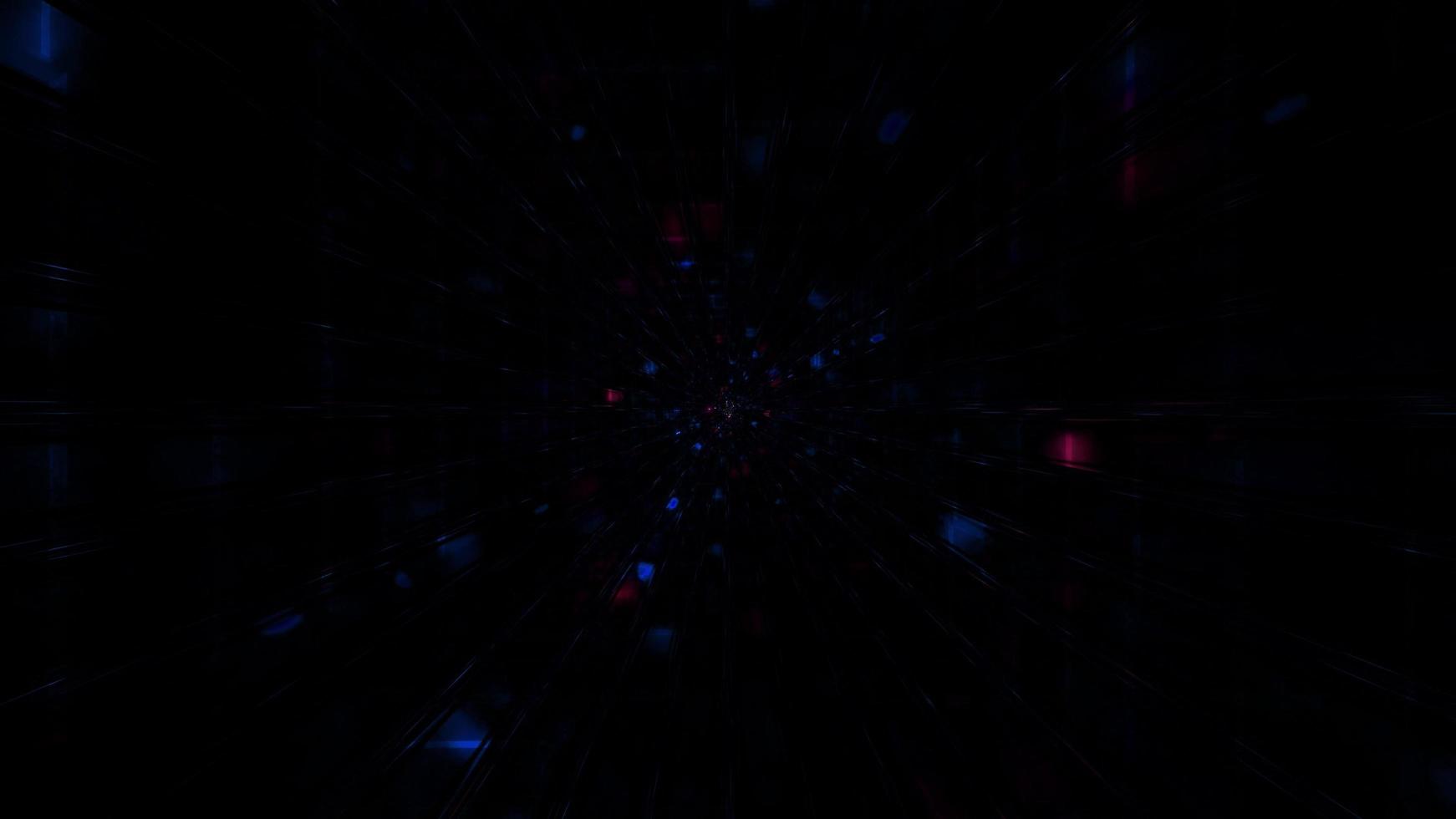 Dark glowing space particles 3d illustration background wallpaper art design photo