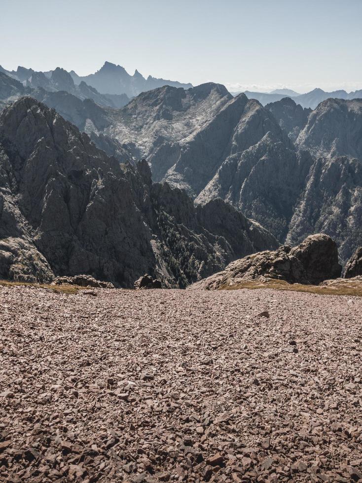 Rocky Corsica mountains photo