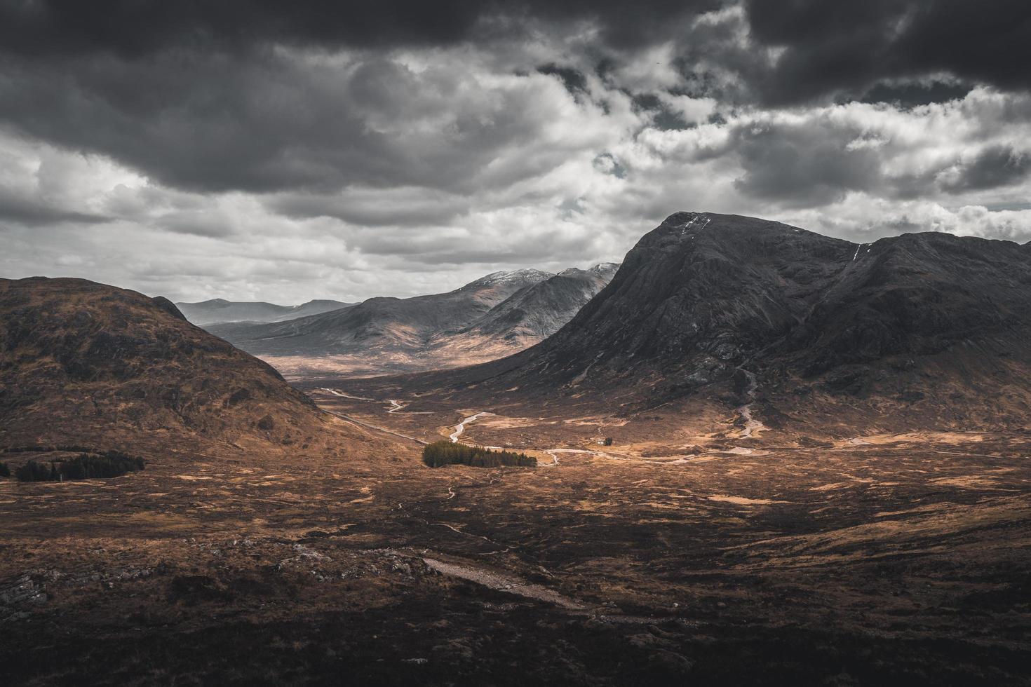 Valley in the Scottish Highlands photo