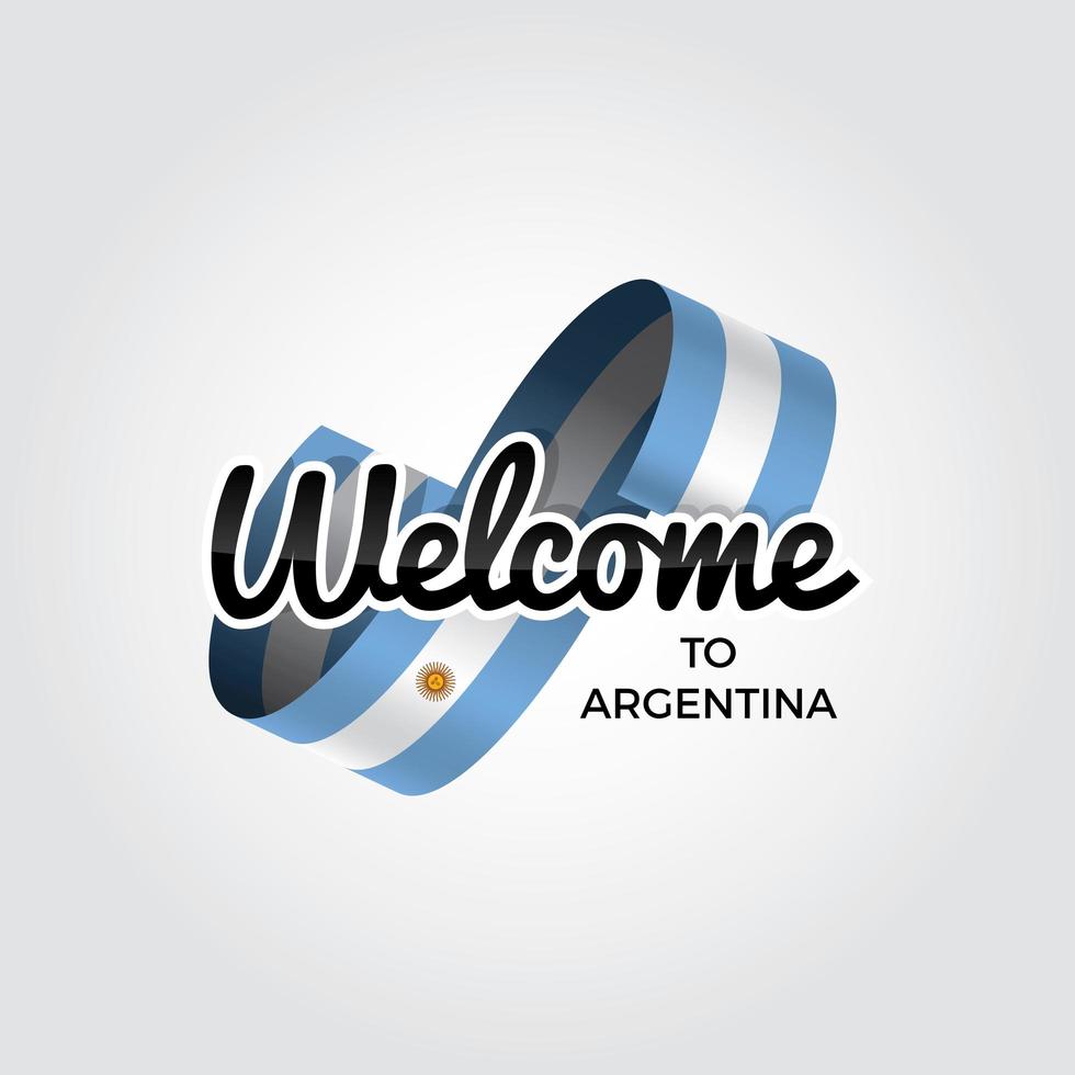 Bienvenido a Argentina vector