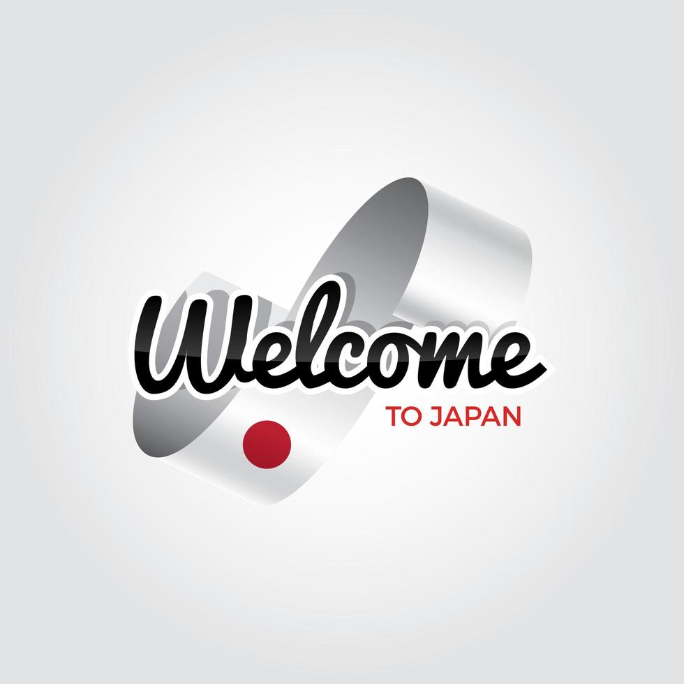 Welcome to Japan vector