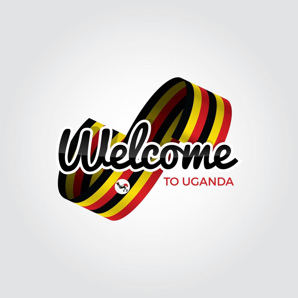 bienvenido a uganda vector