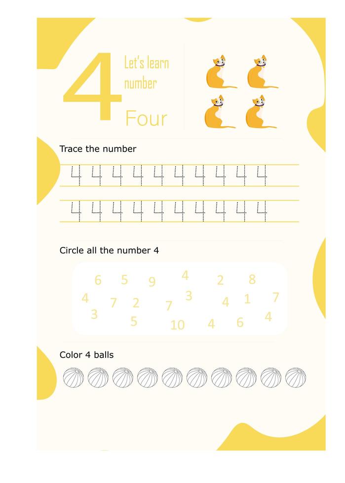 worksheet number four vector