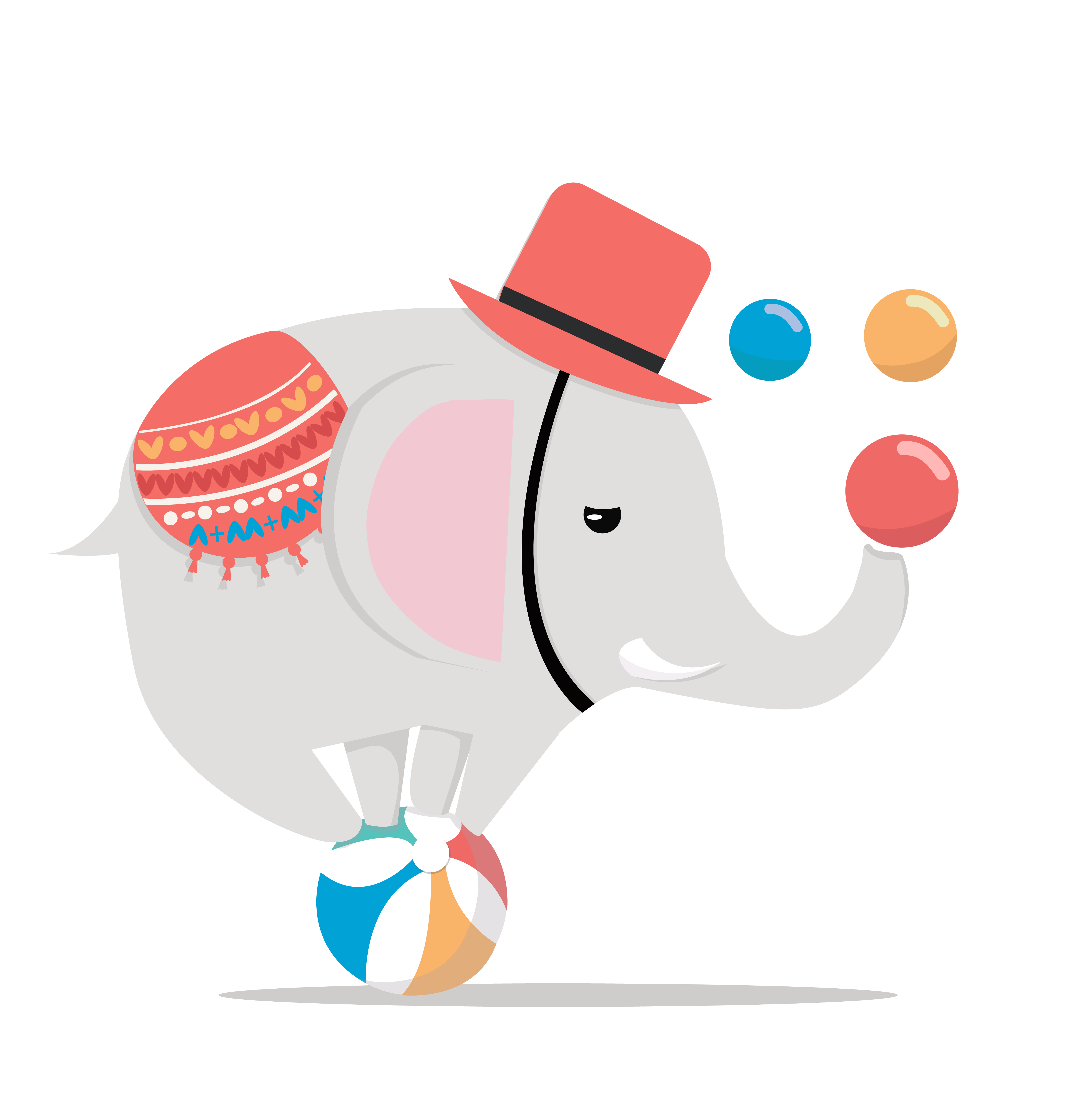 Circus elephant on a ball vector 1886037 Vector Art at Vecteezy Circus elephant on a ball vector 1886037 Vector Art at Vecteezy