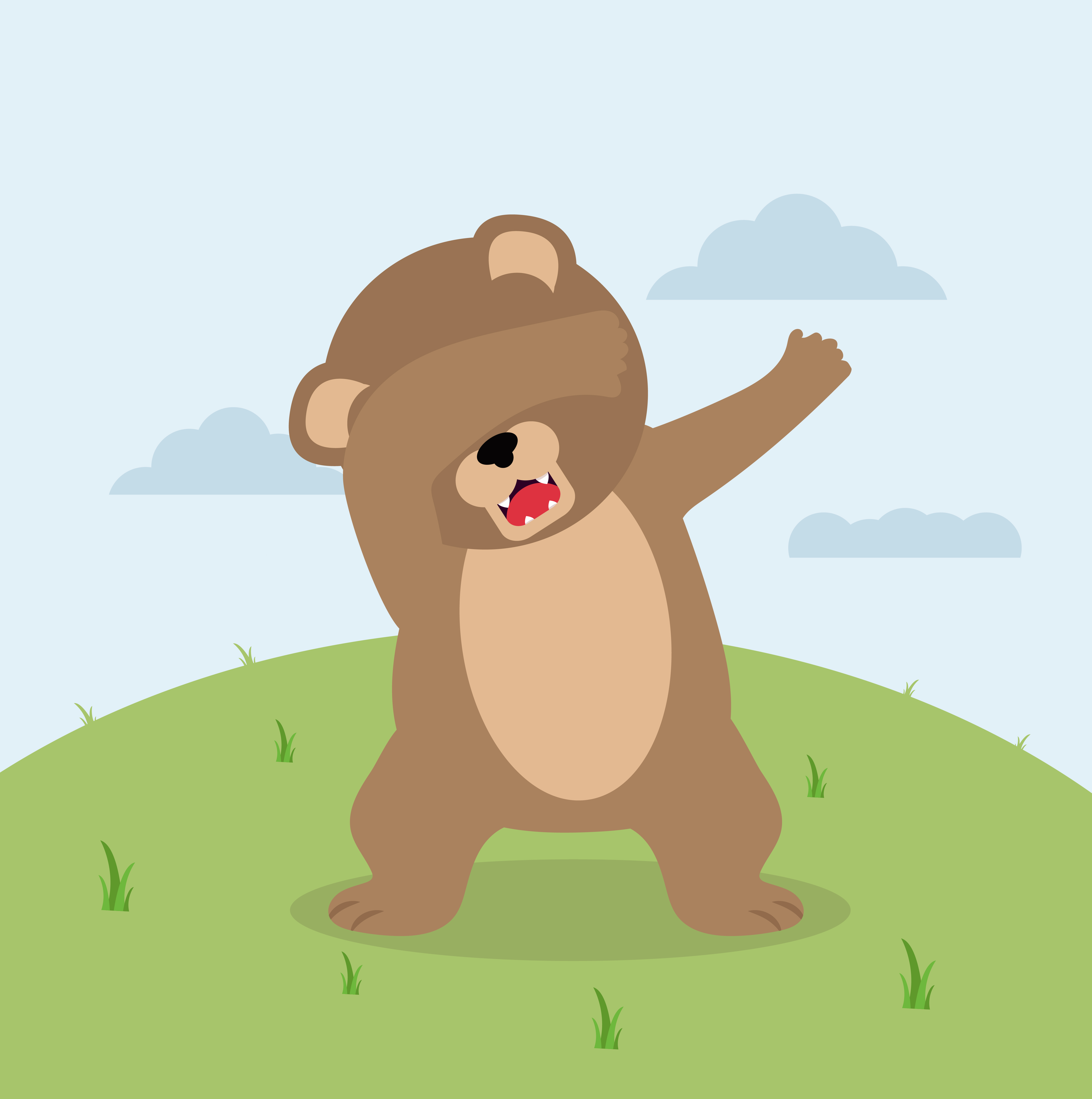 Cartoon bear dab dancing 1886165 Vector Art at Vecteezy Cartoon bear dab dancing 1886165 Vector Art at Vecteezy