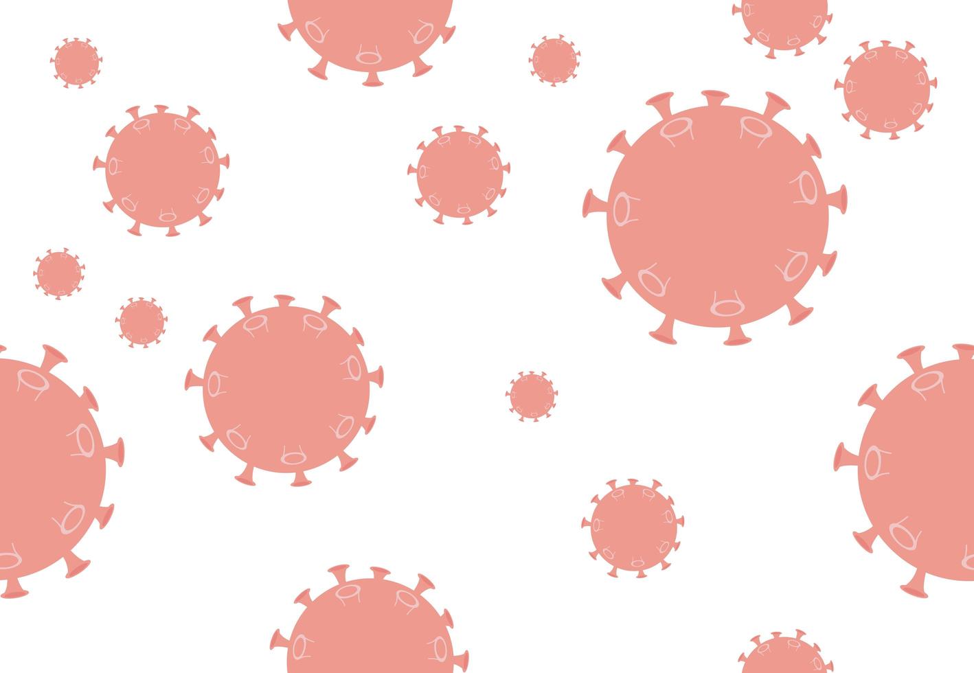 Covid-19 Coronavirus vector seamless pattern