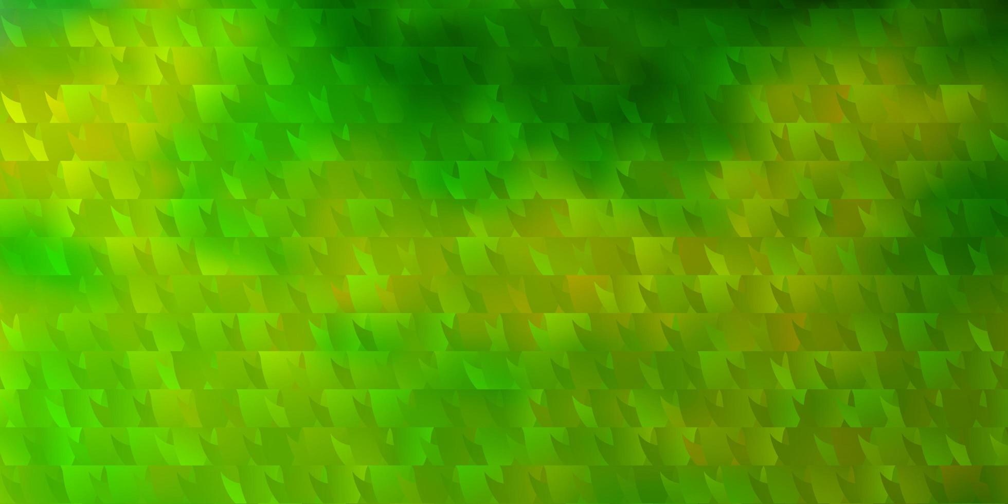 Light Green, Yellow vector texture with triangular style.