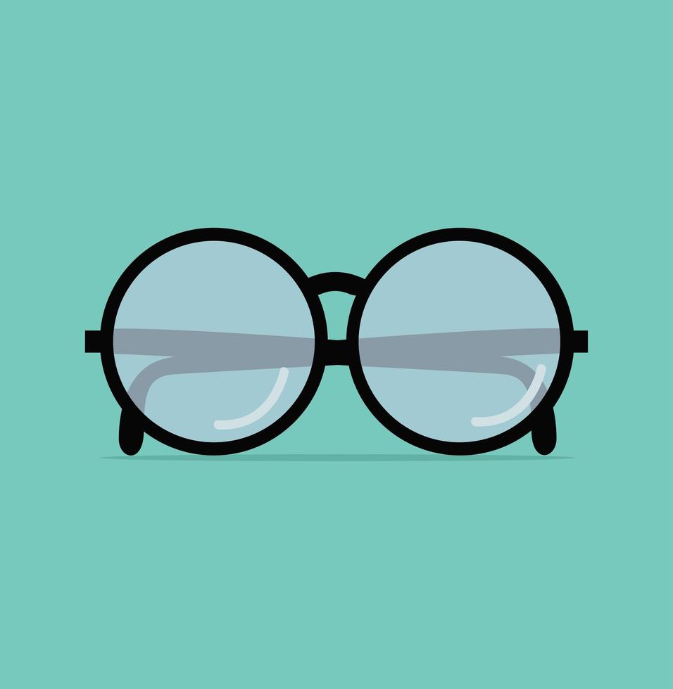 Ilustración de vector de icono de gafas de moda