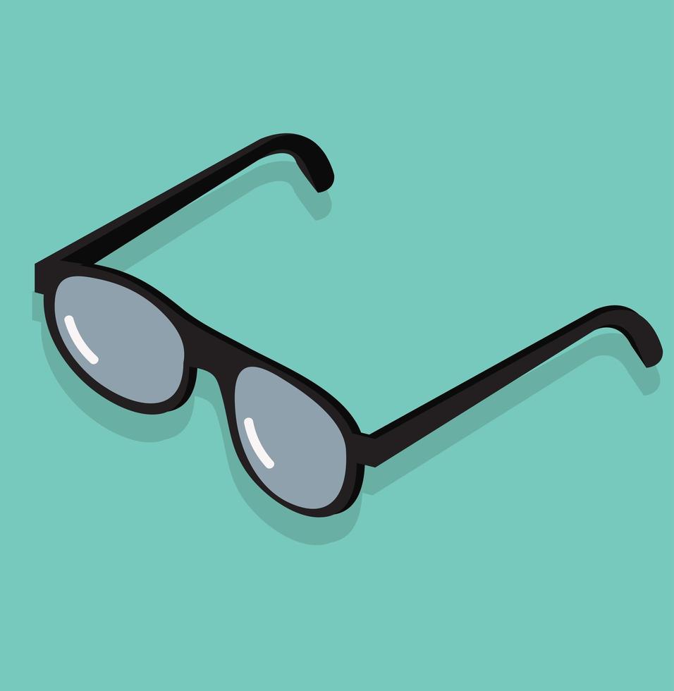 Trendy sun glasses vector isometric