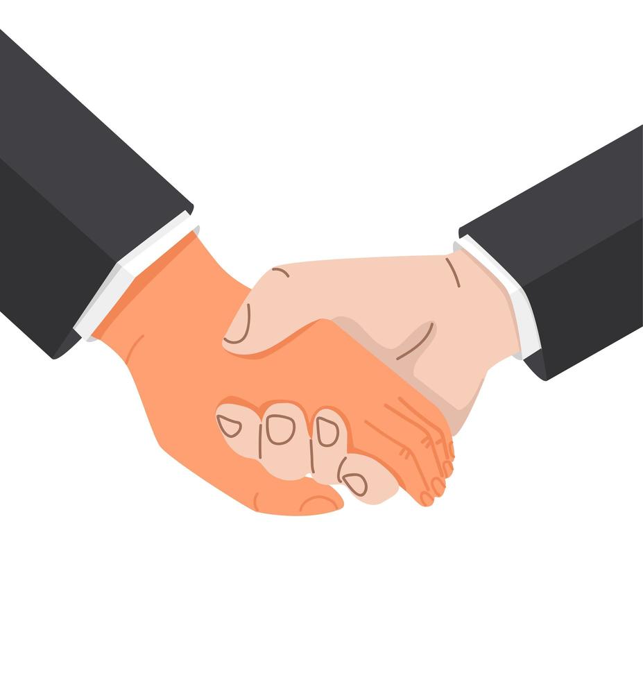 businessman hands holding promise vector