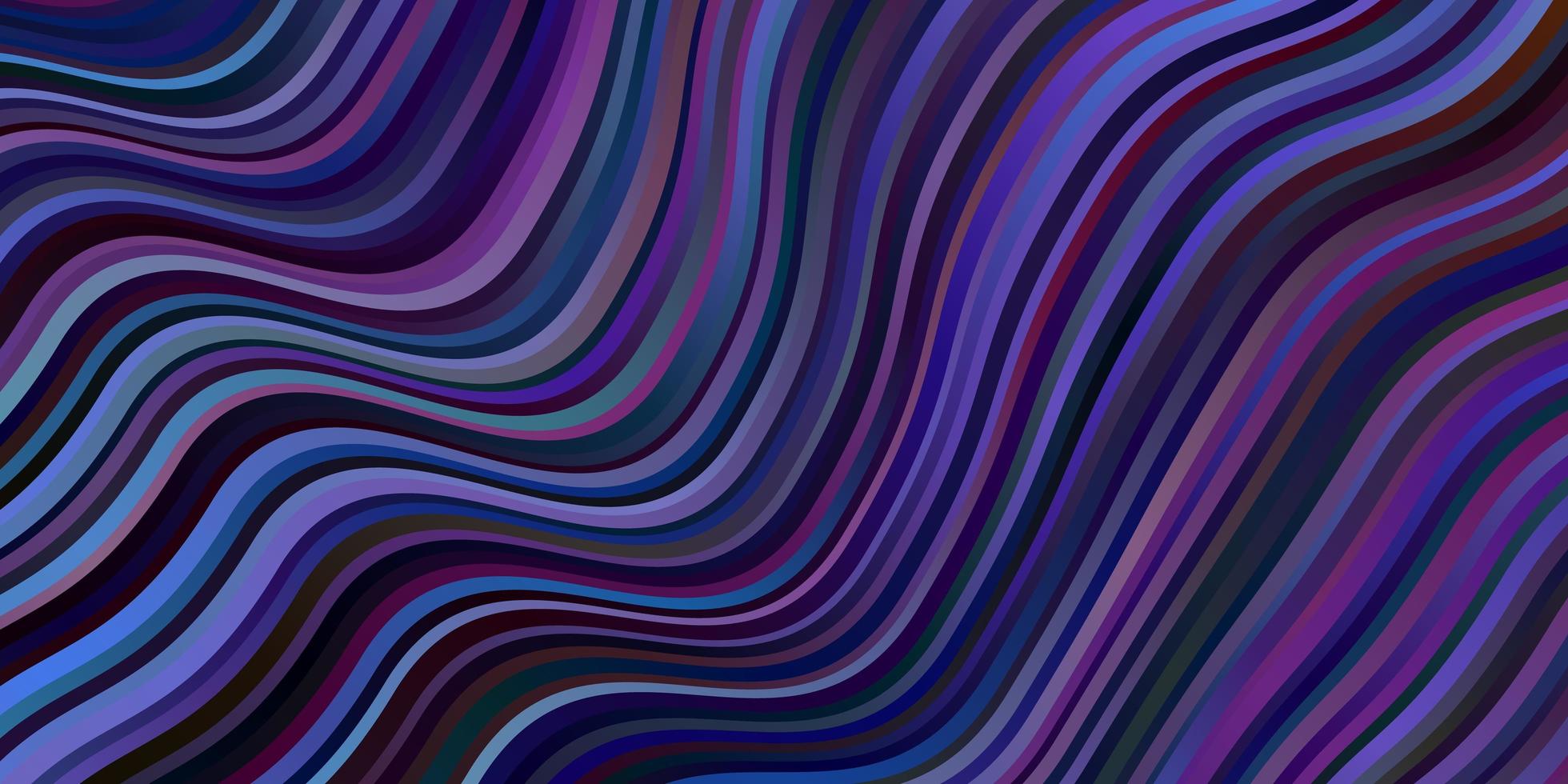 Dark Purple vector texture with curves.