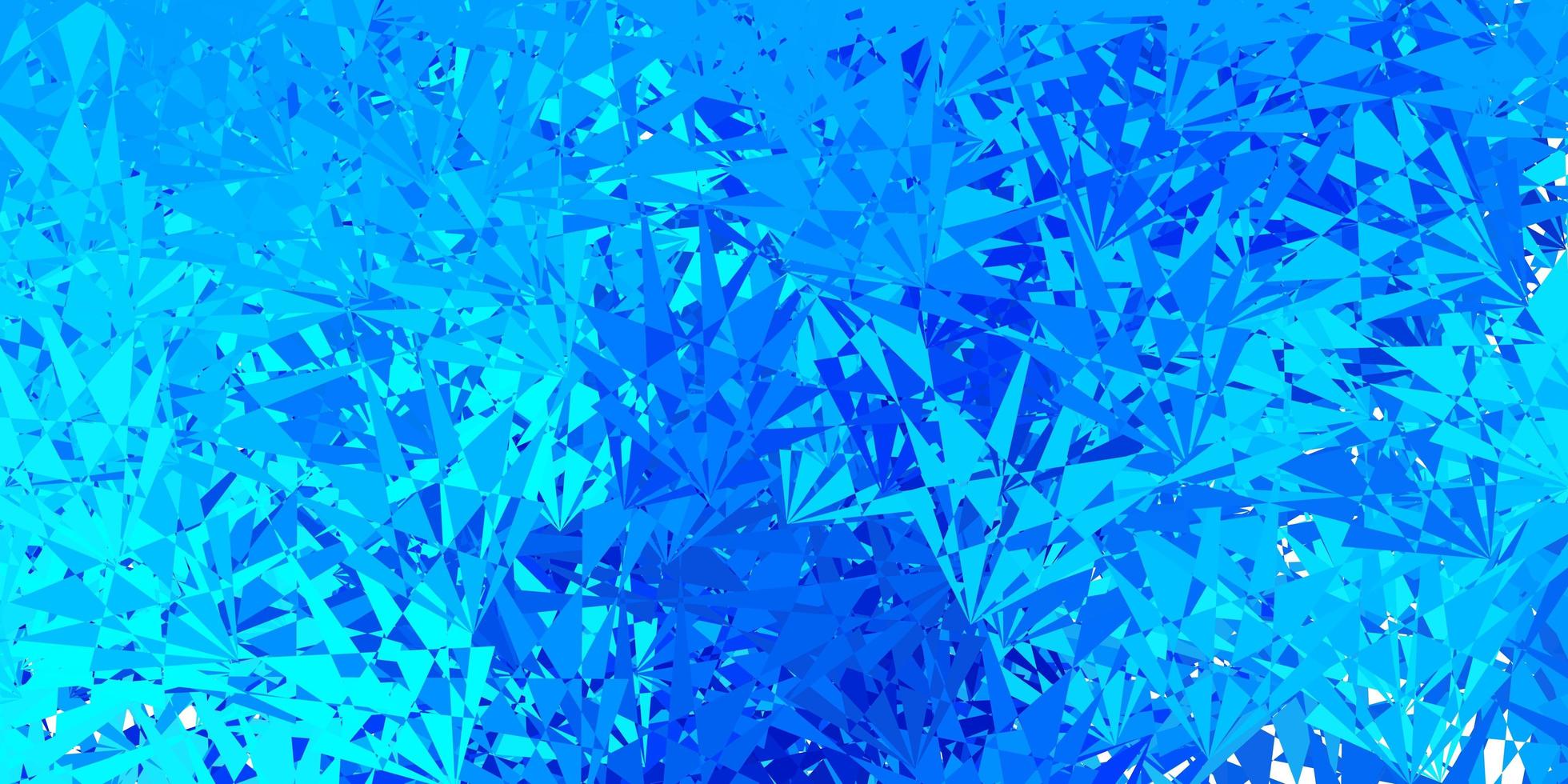 Dark blue vector background with polygonal forms.
