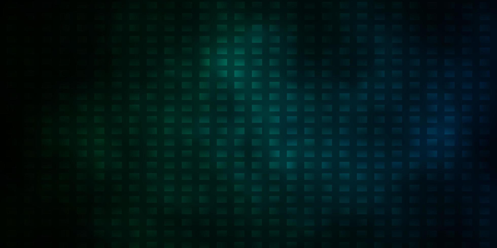 Dark Green vector template with rectangles.