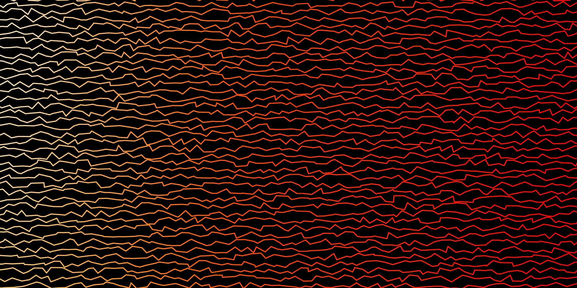 Dark Red, Yellow vector layout with wry lines.