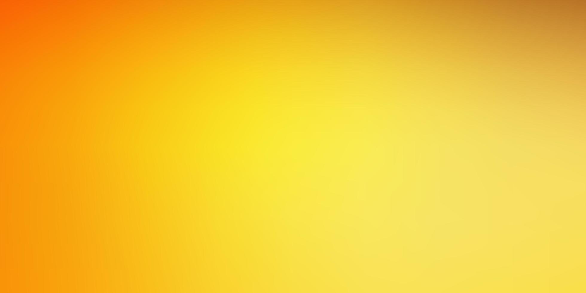 Light Orange vector blurred pattern.