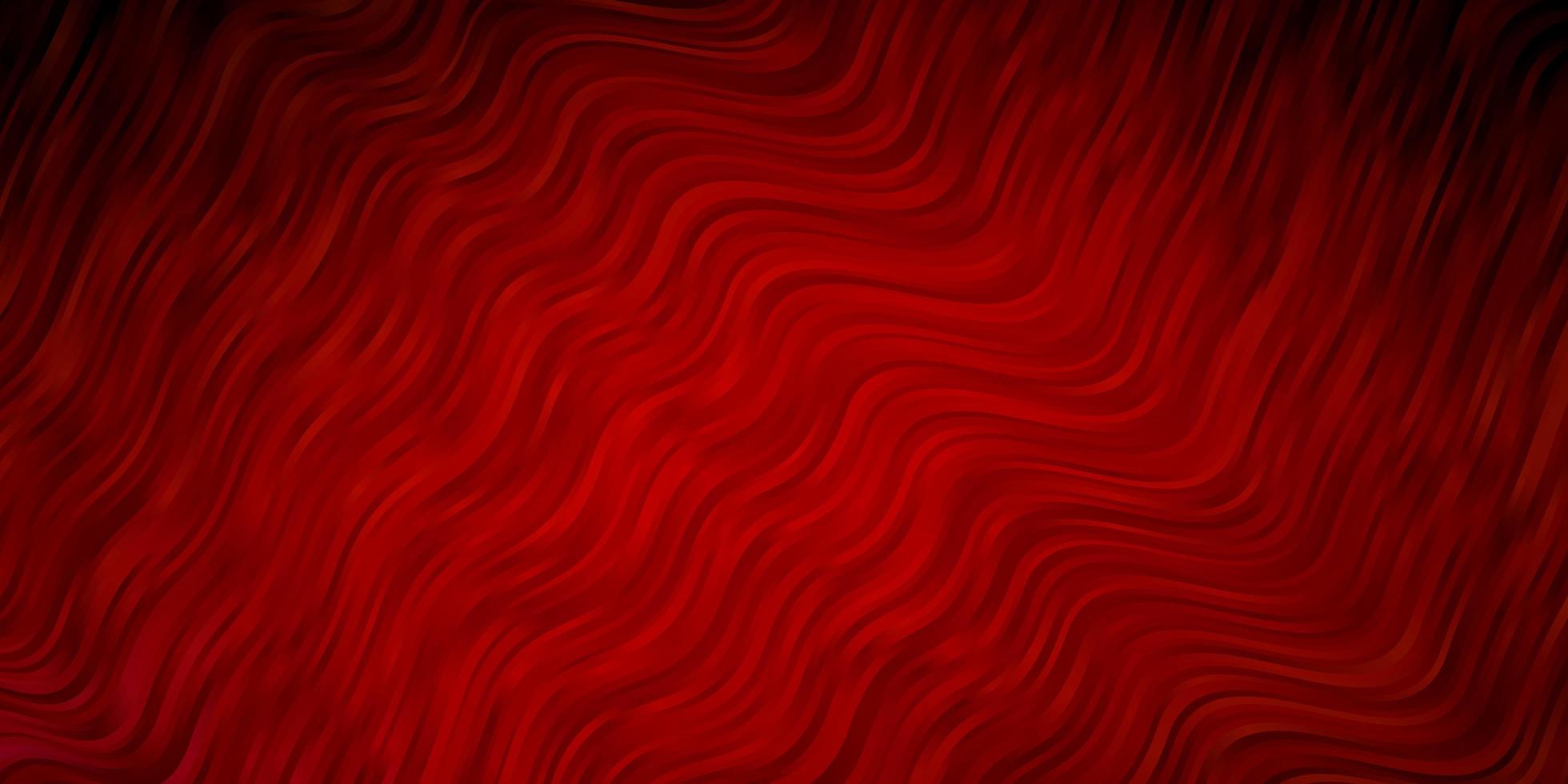 Dark Red vector texture with wry lines.