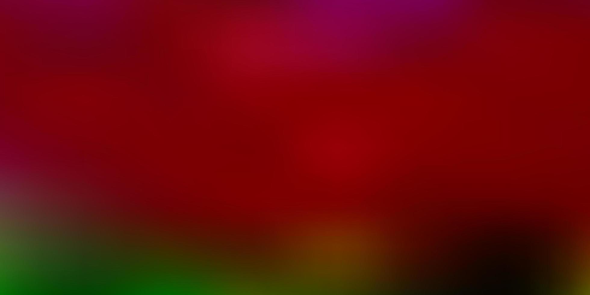 Light pink, green vector abstract blur pattern.